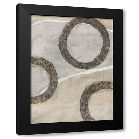 Ringlets I Black Modern Wood Framed Art Print with Double Matting by OToole, Tim