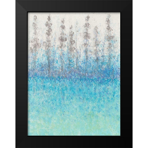 Cypress Border II Black Modern Wood Framed Art Print by OToole, Tim