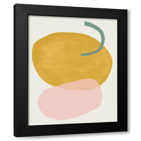 Cirque I Black Modern Wood Framed Art Print with Double Matting by Borges, Victoria
