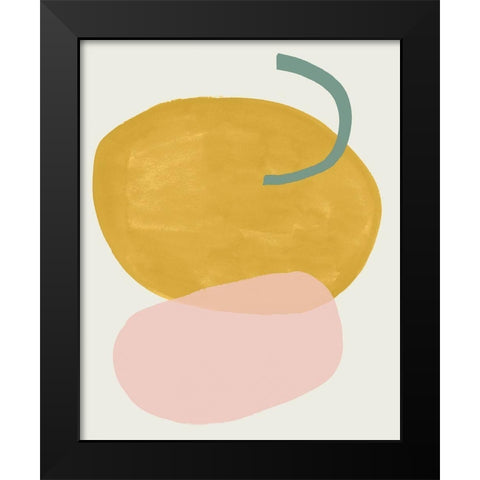 Cirque I Black Modern Wood Framed Art Print by Borges, Victoria