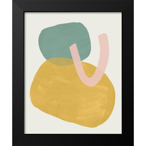 Cirque III Black Modern Wood Framed Art Print by Borges, Victoria