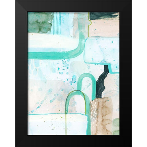 Minted Storm V Black Modern Wood Framed Art Print by Popp, Grace
