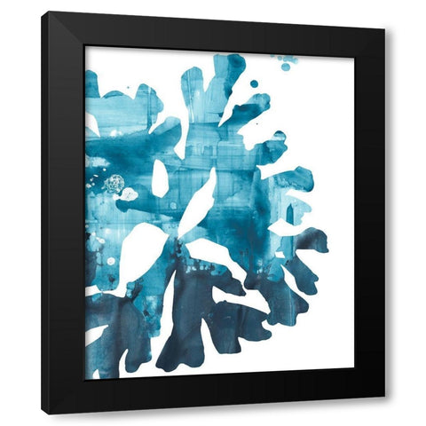 Inkwash Kelp III Black Modern Wood Framed Art Print with Double Matting by Vess, June Erica