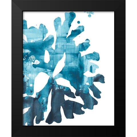 Inkwash Kelp III Black Modern Wood Framed Art Print by Vess, June Erica