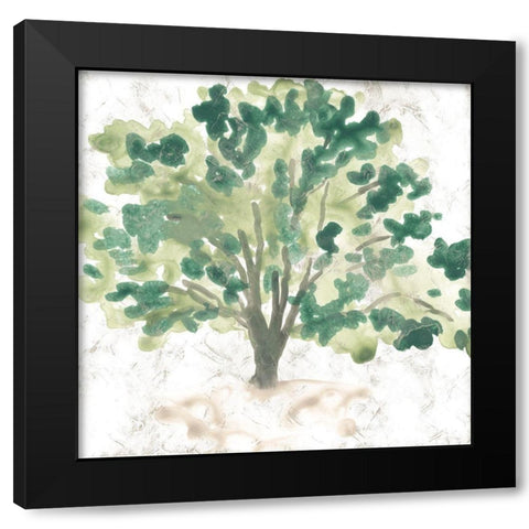Country Tree I Black Modern Wood Framed Art Print with Double Matting by Vess, June Erica
