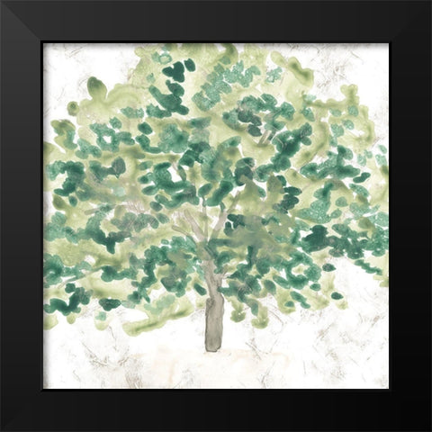 Country Tree III Black Modern Wood Framed Art Print by Vess, June Erica