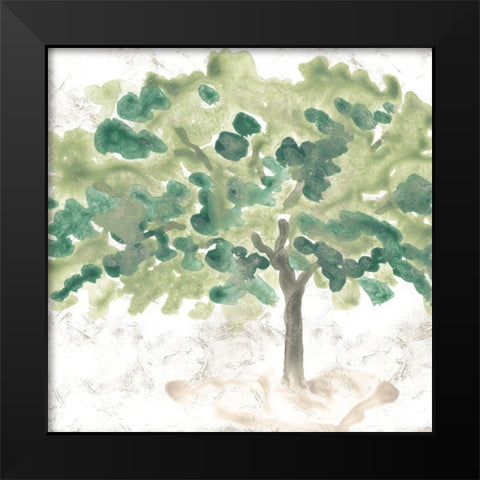 Country Tree IV Black Modern Wood Framed Art Print by Vess, June Erica