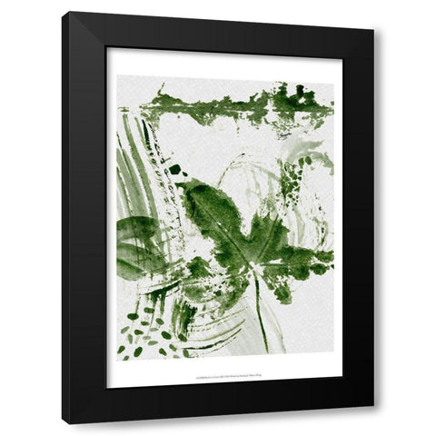 Shades of Forest III Black Modern Wood Framed Art Print by Wang, Mellisa
