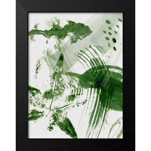 Shades of Forest IV Black Modern Wood Framed Art Print by Wang, Melissa