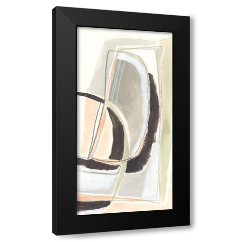 Keyhole II Black Modern Wood Framed Art Print with Double Matting by Vess, June Erica