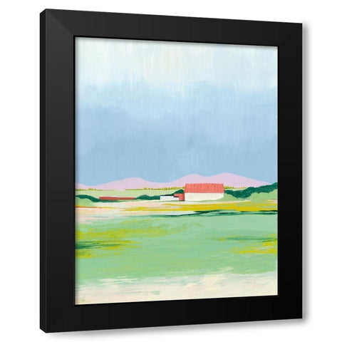Spring Fallow II Black Modern Wood Framed Art Print with Double Matting by Popp, Grace
