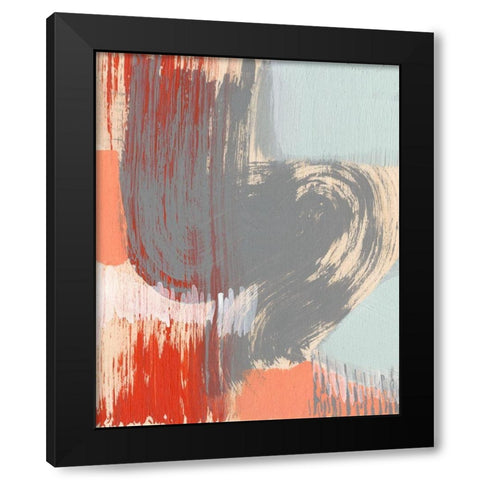 S-Curve I Black Modern Wood Framed Art Print by Goldberger, Jennifer