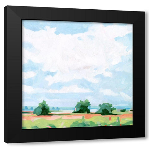 Spring Midday I Black Modern Wood Framed Art Print with Double Matting by Scarvey, Emma