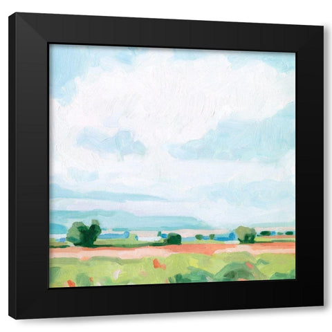 Spring Midday II Black Modern Wood Framed Art Print with Double Matting by Scarvey, Emma