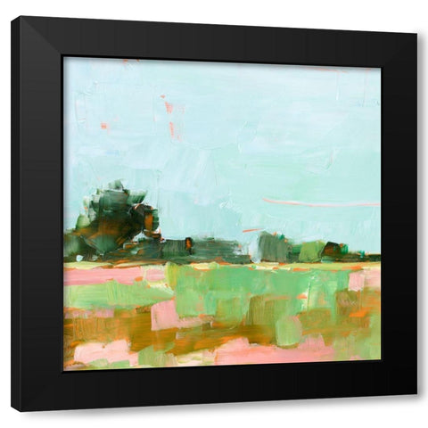 Summer Glow II Black Modern Wood Framed Art Print by Harper, Ethan