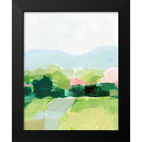 Spring Walk I Black Modern Wood Framed Art Print by Harper, Ethan