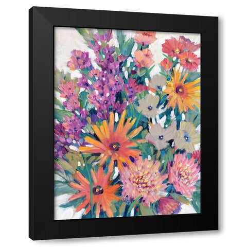 Spring in Bloom II Black Modern Wood Framed Art Print with Double Matting by OToole, Tim