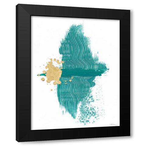 Concurrence I Black Modern Wood Framed Art Print by Stramel, Renee W.