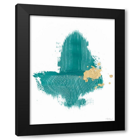 Concurrence II Black Modern Wood Framed Art Print with Double Matting by Stramel, Renee W.