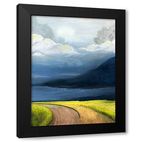 Eastern Glow II Black Modern Wood Framed Art Print by Popp, Grace