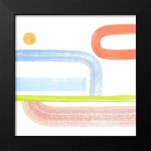 Playful Pike II Black Modern Wood Framed Art Print by Popp, Grace