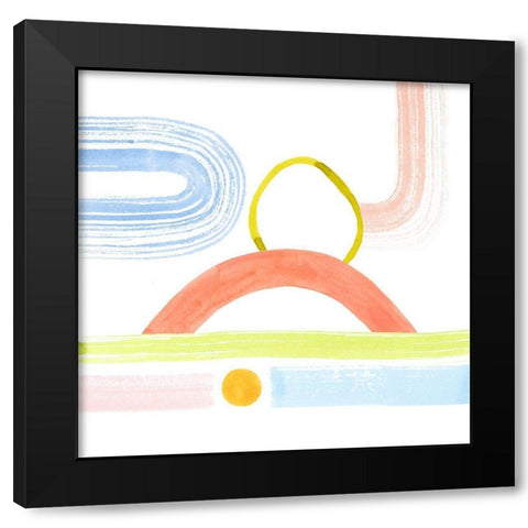 Playful Pike IV Black Modern Wood Framed Art Print with Double Matting by Popp, Grace
