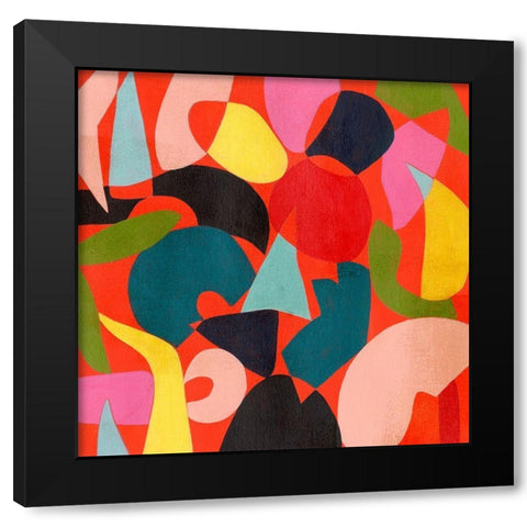Tomato Prism II Black Modern Wood Framed Art Print with Double Matting by Popp, Grace