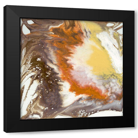 Liquid Earth III Black Modern Wood Framed Art Print by Studio W