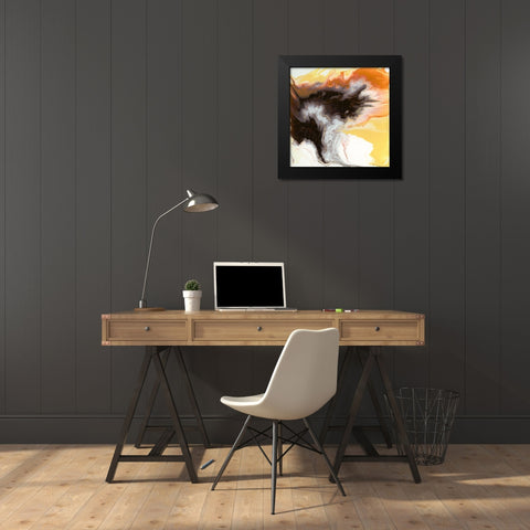 Liquid Earth IV Black Modern Wood Framed Art Print by Studio W