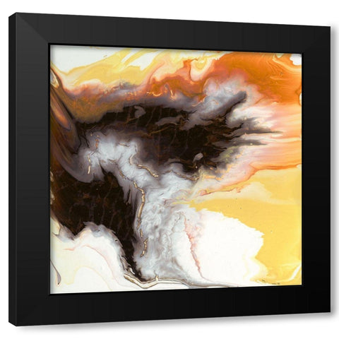 Liquid Earth IV Black Modern Wood Framed Art Print by Studio W