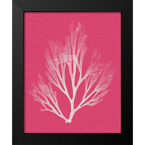 Seaweed Pop III Black Modern Wood Framed Art Print by Vision Studio