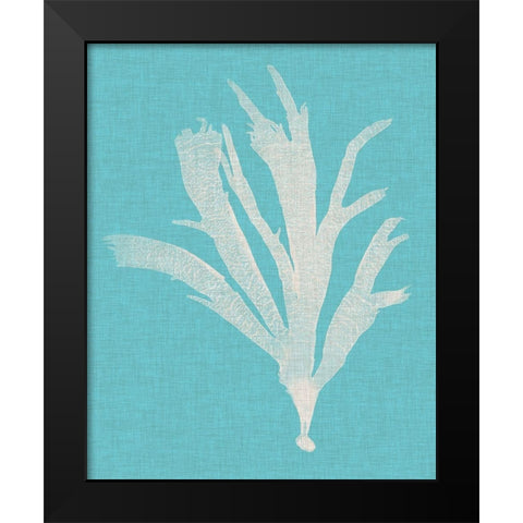 Seaweed Pop IV Black Modern Wood Framed Art Print by Vision Studio