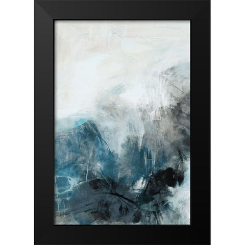 Fingerprint I Black Modern Wood Framed Art Print by Jasper, Sisa