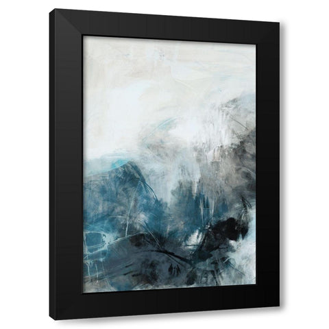 Fingerprint I Black Modern Wood Framed Art Print by Jasper, Sisa