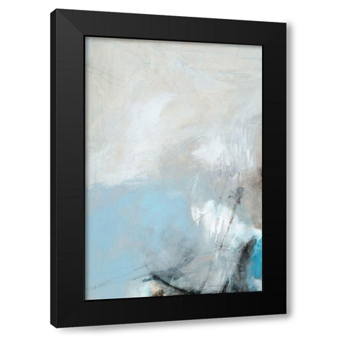 Fingerprint II Black Modern Wood Framed Art Print with Double Matting by Jasper, Sisa