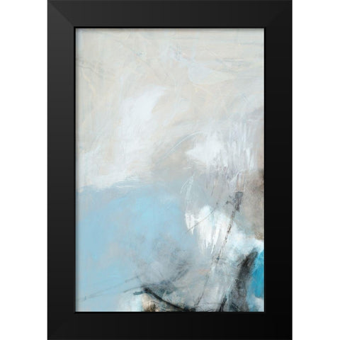 Fingerprint II Black Modern Wood Framed Art Print by Jasper, Sisa