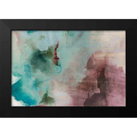 Aversion 7 Black Modern Wood Framed Art Print by Jasper, Sisa