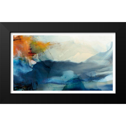 Devotion Black Modern Wood Framed Art Print by Jasper, Sisa