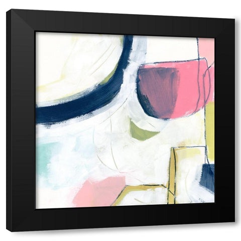 Automaton I Black Modern Wood Framed Art Print by Vess, June Erica