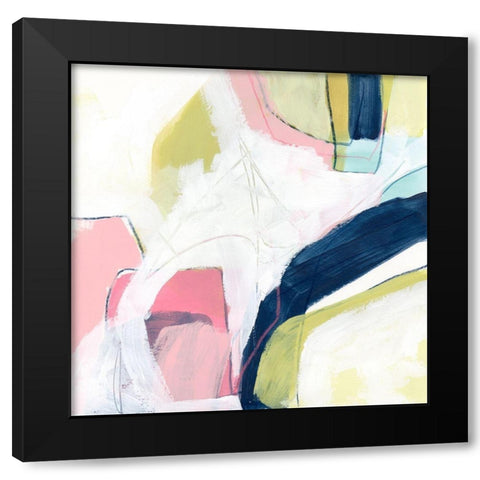 Automaton II Black Modern Wood Framed Art Print by Vess, June Erica