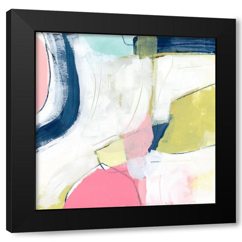 Automaton III Black Modern Wood Framed Art Print by Vess, June Erica
