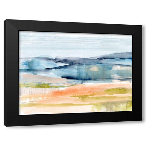 Mandarin Fields I Black Modern Wood Framed Art Print by Goldberger, Jennifer
