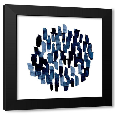 Hatch Marks I Black Modern Wood Framed Art Print with Double Matting by Scarvey, Emma