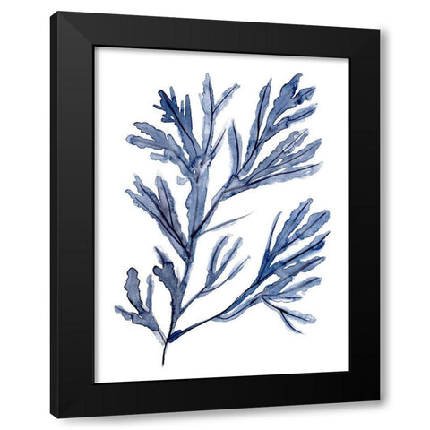 Seaweed Under Water I Black Modern Wood Framed Art Print with Double Matting by Wang, Melissa