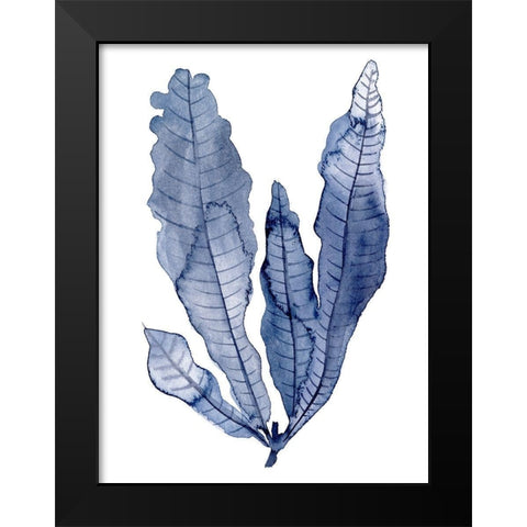 Seaweed Under Water IV Black Modern Wood Framed Art Print by Wang, Melissa