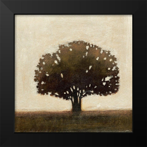 Tree of Solace II Black Modern Wood Framed Art Print by Wyatt Jr., Norman