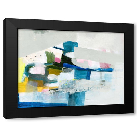 Costa I Black Modern Wood Framed Art Print with Double Matting by Borges, Victoria