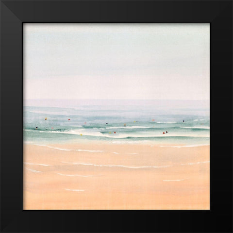 Sun Soaked II Black Modern Wood Framed Art Print by Borges, Victoria