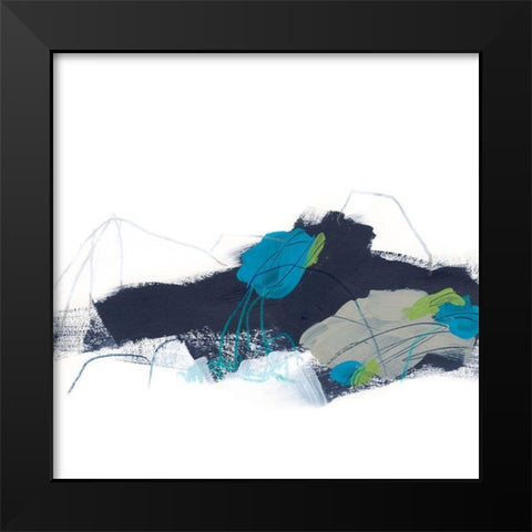 Chart a Course I Black Modern Wood Framed Art Print by Vess, June Erica
