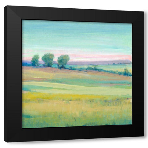 Vivid Landscape V Black Modern Wood Framed Art Print with Double Matting by OToole, Tim